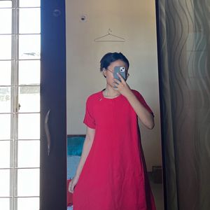 Red Casual Dress