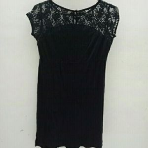 Max Black Lace Fit Dress