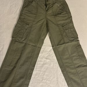 Canvas Flared H&m Cargo Pants