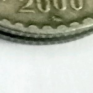 5 rupees coin    scene 2000