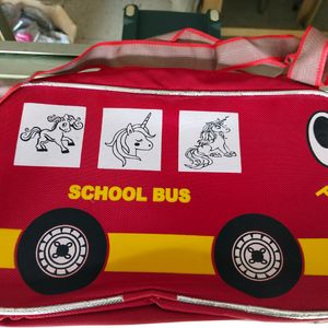 Bus Type Looking Bag For Kids