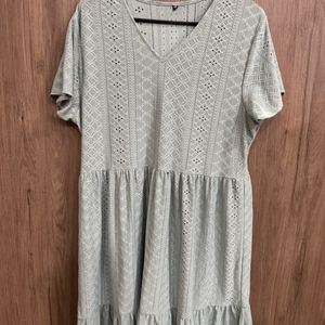 New Green Casual Dress