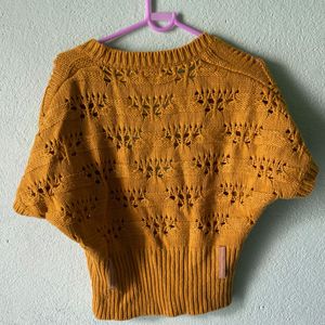 Pretty Yellow Top Sweater