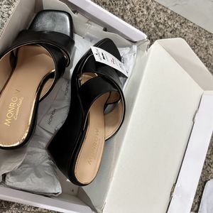 Monroe brand new black heels