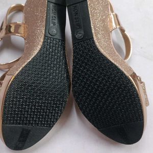 Sparkle Wedge Sandals