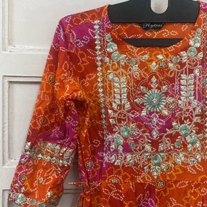 Colorful Heavy Kurta Dress