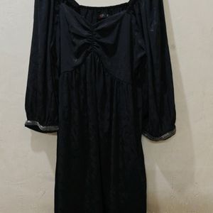 Black Knee Length Dress