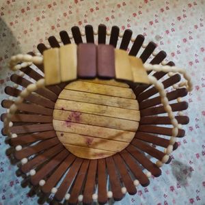 Wooden Temple Basket