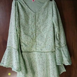 Light Green Top For Women