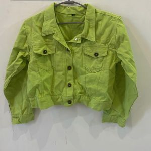 Green Denim Jacket