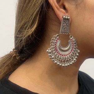 Bohemian Silver Earrings