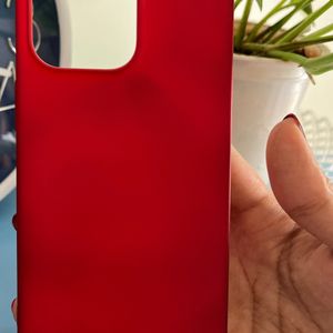 Red Silicone Case For iPhone 13 Pro