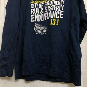 Blue Long Sleeve T Shirt