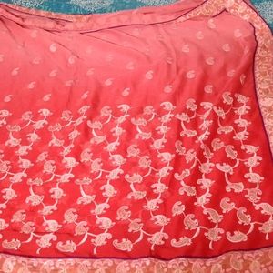 Full Embroidery Saree ( Without Blouse Piece)