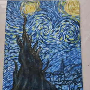 Van Gogh Stary Night Painting