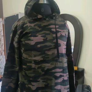 Army Print Sweatshirt