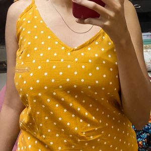 Yellow Strappy Top