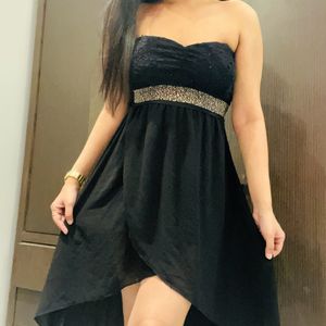 Black Bustier Party Dress