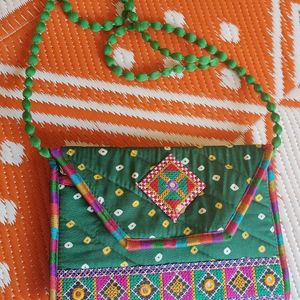 Green Side Bag For Girls