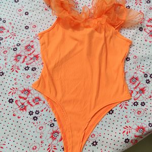 Orange Bodysuit