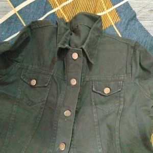 Denim Jacket Black Colour