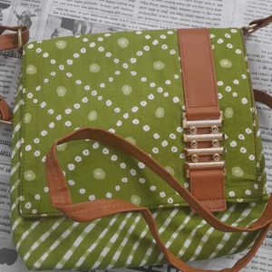 Light Green Sling Bag