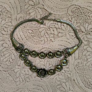 Oxidised Choker Necklace