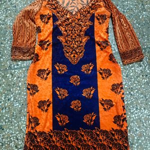 Velvet Designer Kurti