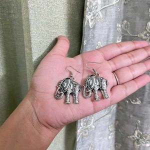 Bohemian Style Elephant Design Necklace Set