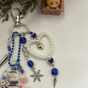 Blue Pearl Keychain 💙