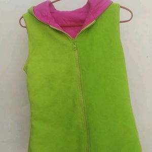 Dual Side Half Jacket For Women