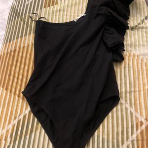 Zara Brand New One Shoulder Body Suit