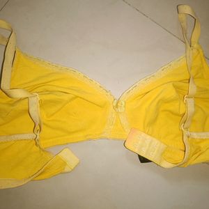 2 Red Lyra  And Yellow Combo Bra