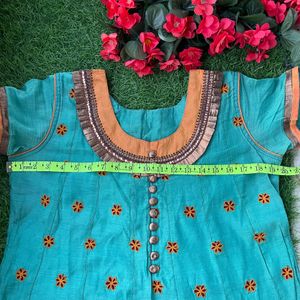 Rs 350 Only Pure Cotton Hand Work Kurti