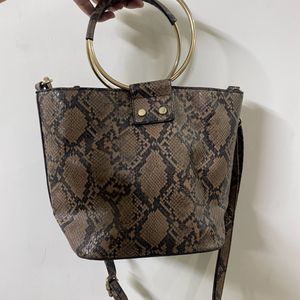 Snake Texture Handbag