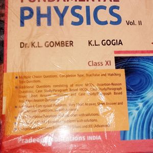 Pradeep Publication Physics For Jee Main, Advance