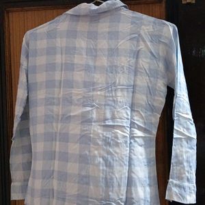 Baby Blue Check Shirt