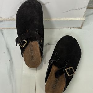 Soleplay Black Sliders - UK7