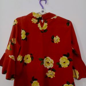 FLORAL TOP FORMAL WEAR