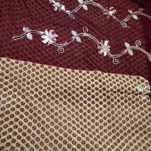 Embroidered Saree