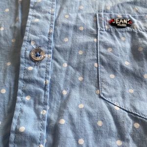 Shirt Printed Blue For Boys