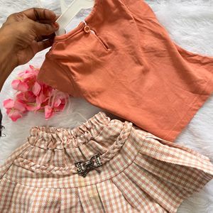 Baby Skirt And Top Set