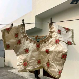 Off-white Lehanga Choli