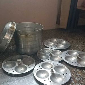 Silver Idli Stand