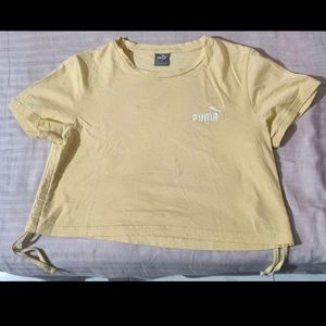 PUMA Drawstring Cotton T-shirt