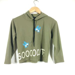 Atmosphere Olive Green Hoodie Top (Women's)