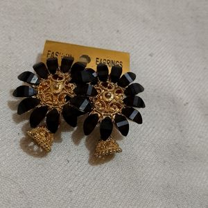 Golden Traditional Earrings