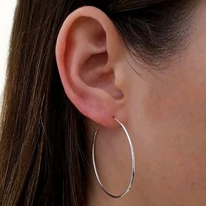 Silver Hoop Earrings