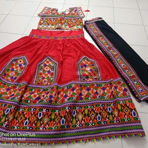 New Red Chanya Choli