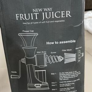 Grecy Fruit Juicer With Box